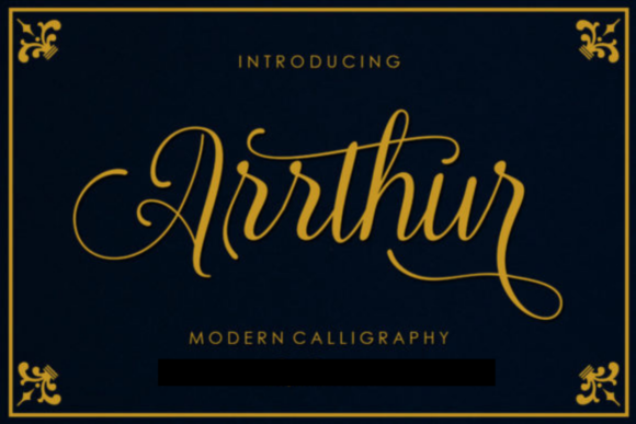 Arrthur Brings Classic Script Style to Handmade Products