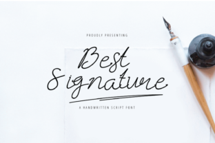 Best Signature: A Script Font Built for Campaign Design