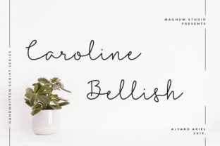 Caroline Bellish: A Modern Script Font for Editorial Design and Branded Content