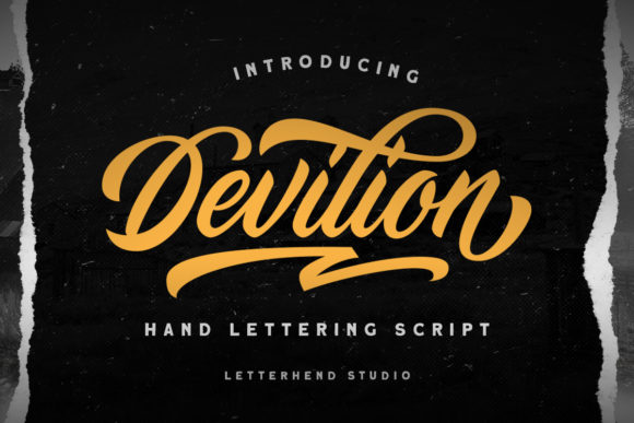 Devilion Brings Bold, Classic Script Elegance to Editorial Design