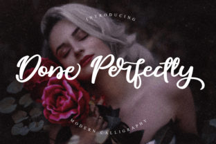 Done Perfectly: A Script Font That Brings Handmade Products to Life