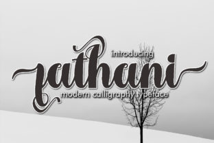 Fathani: A Script Font for Editorial Storytelling