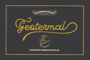 Geotermal: A Vintage Script Font That Made My Brand Stand Out