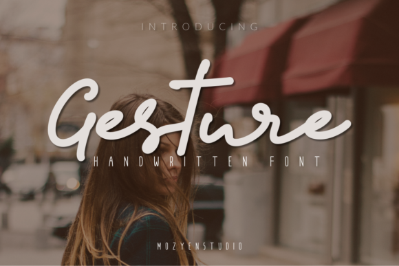 Gesture: A Sweet Script Font for Handmade Sellers