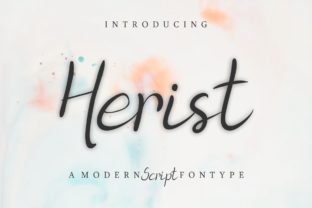 Herist: A Script Font That Gives Small Brands a Polished Look