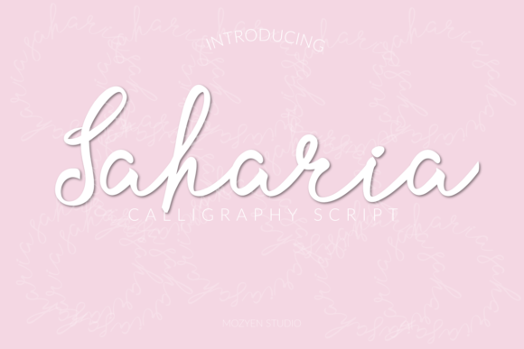 How Saharia Handwritten Font Gives Small Brands a Polished Look