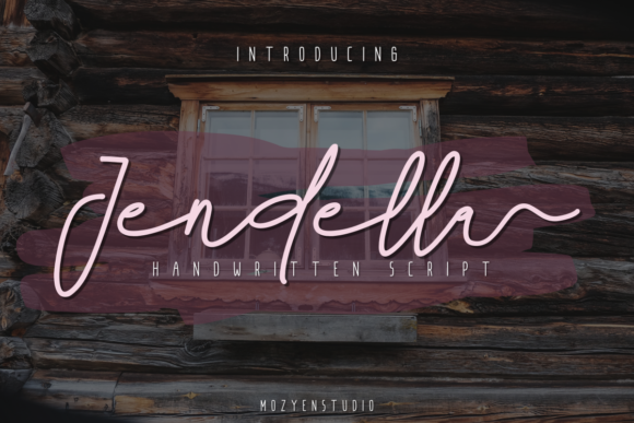 Jendella Font: A Script Typeface for Small Business Branding
