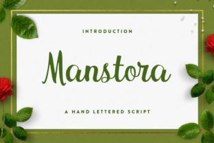 Manstora: A Script Font Built for Brand Work