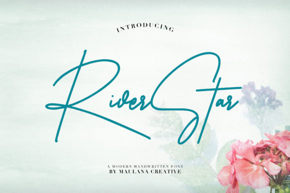 Riverstar Signature: A Handwritten Font That Builds Brand Character