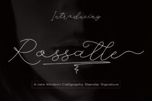 Rossalle: A Bold Script Font for Thoughtful Editorial Design