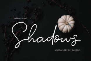 Shadows: A Script Font That Feels Like a Charm