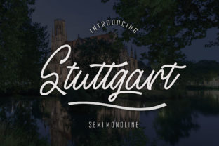 Stuttgart Script Font: A Sweet Touch for Editorial Projects