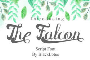 The Falcon Script Typeface Brings Bold Personality to Modern Web Design