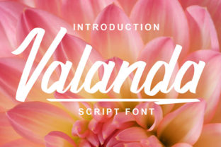 Valanda: A Script Typeface with Natural Editorial Charm