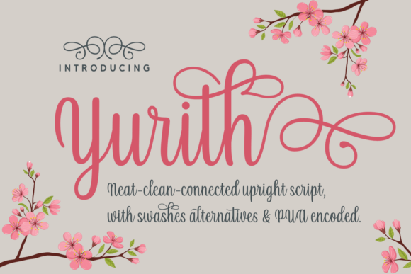 Yurith: A Sweet Script Font for Handmade Product Designs